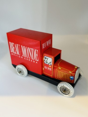 Tin toy delivery truck - tin,