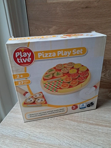 Nib wooden pizza play set - pizza,