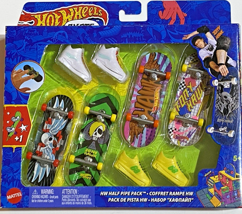 Hot wheels finger skateboard - skateboard, 4